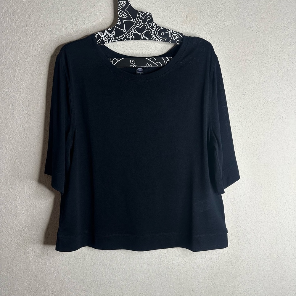 Athleta breezy serene tee black size small - Picture 2 of 5